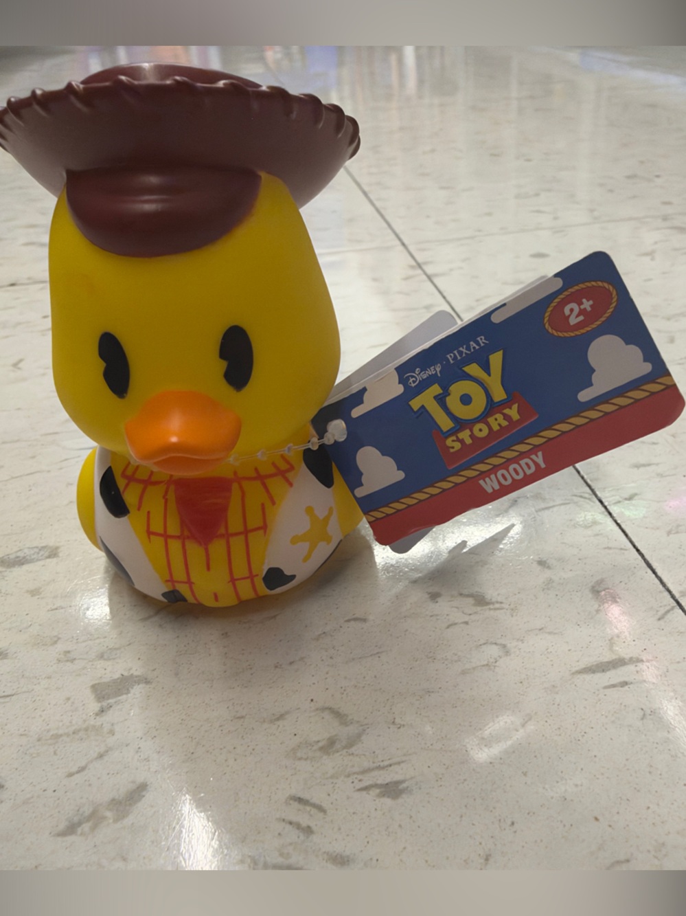 Disney Pixar Toy Story Woody Duck Bath Toy - Yellow